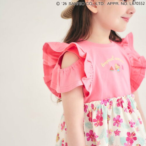 🆕【⭐訂購⭐】🌀 🇯🇵 日本直送 #Sanrio 荷葉邊袖 露肩連身裙［3款選］🌀 [ELDA-0176][260516]