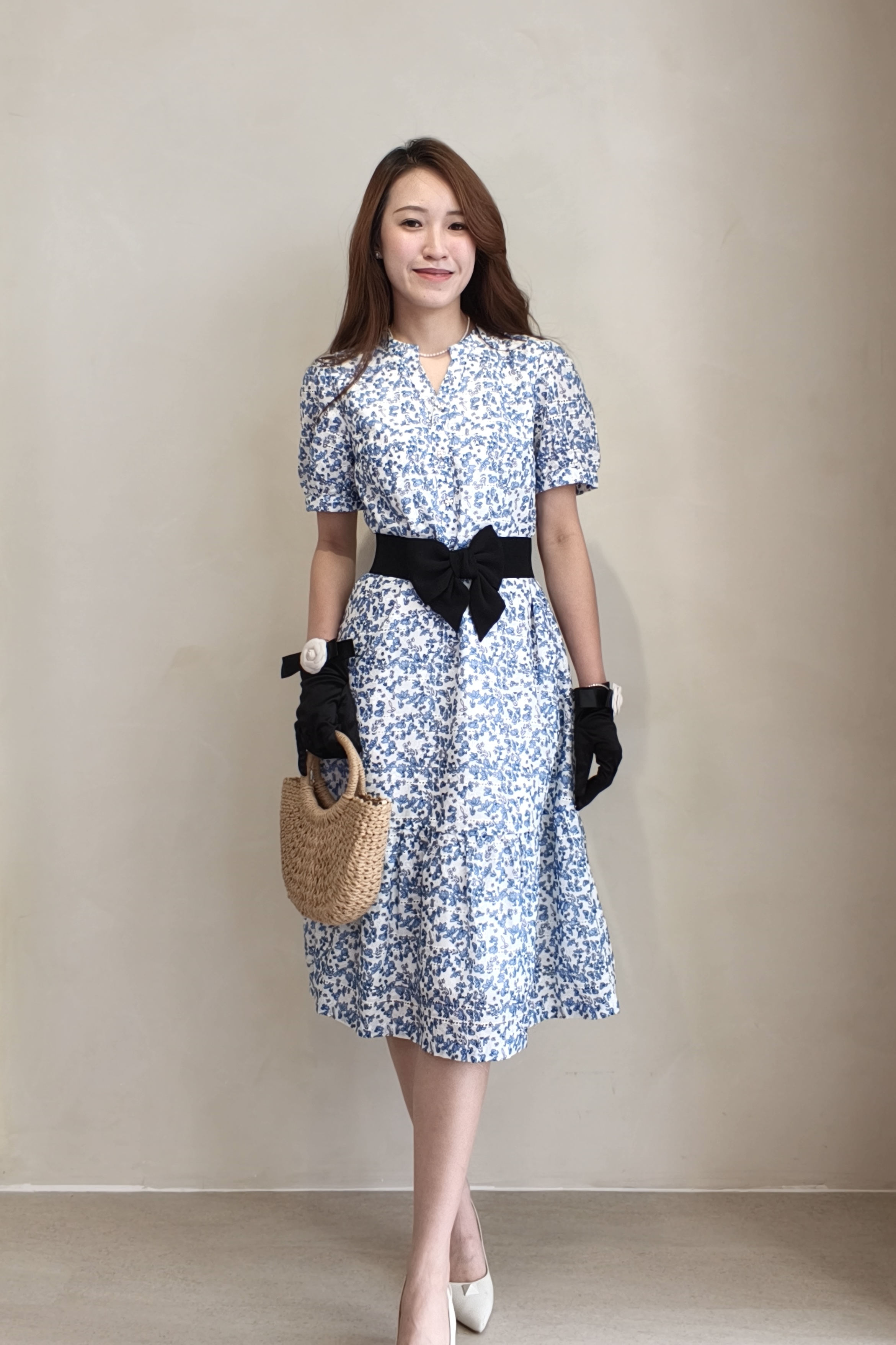 25979 Bluebell Bloom Midi Dress