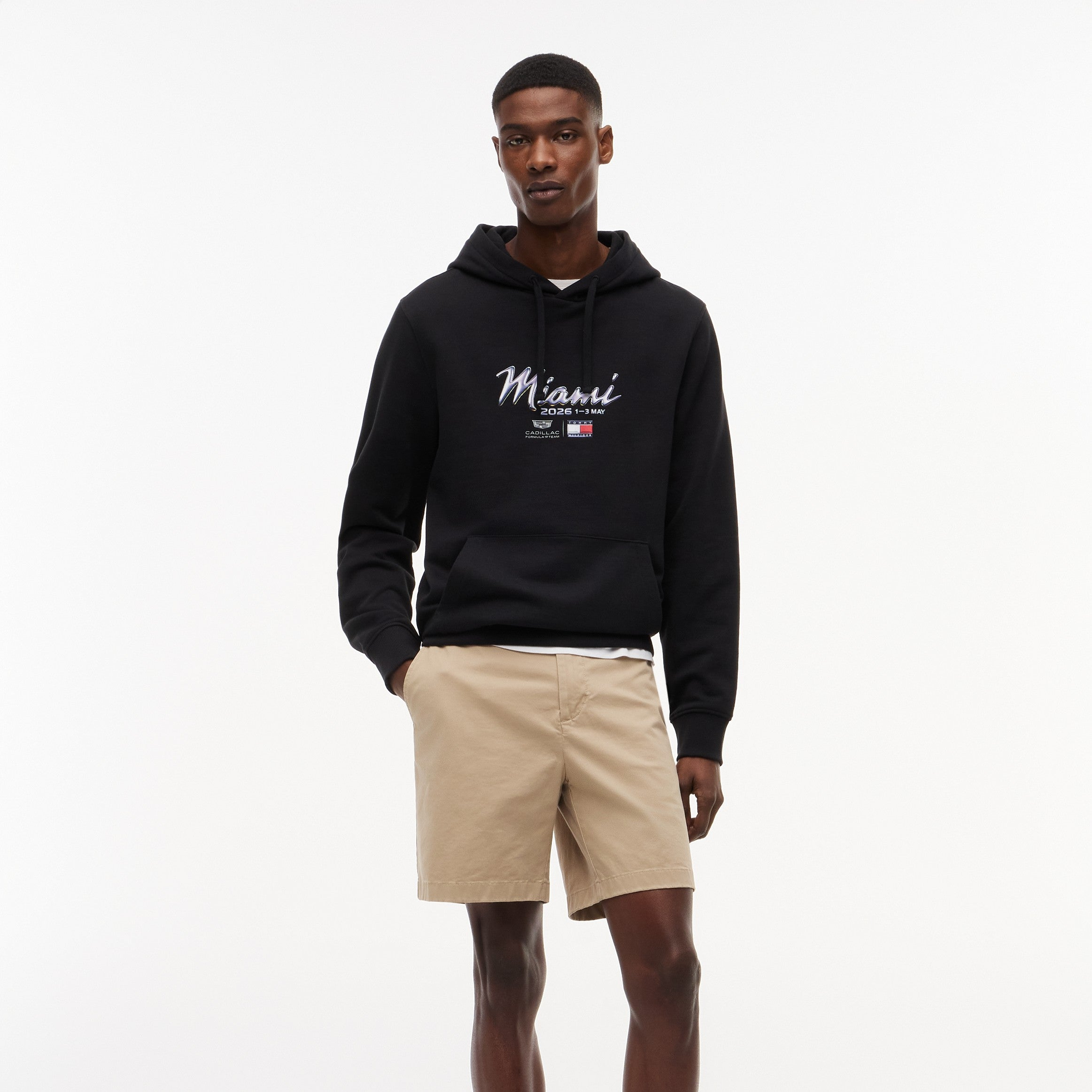 TH x Cadillac F1 Team 凱迪拉克車隊 2026 Miami GP特別版連帽衛衣 (黑/粉) MN00065