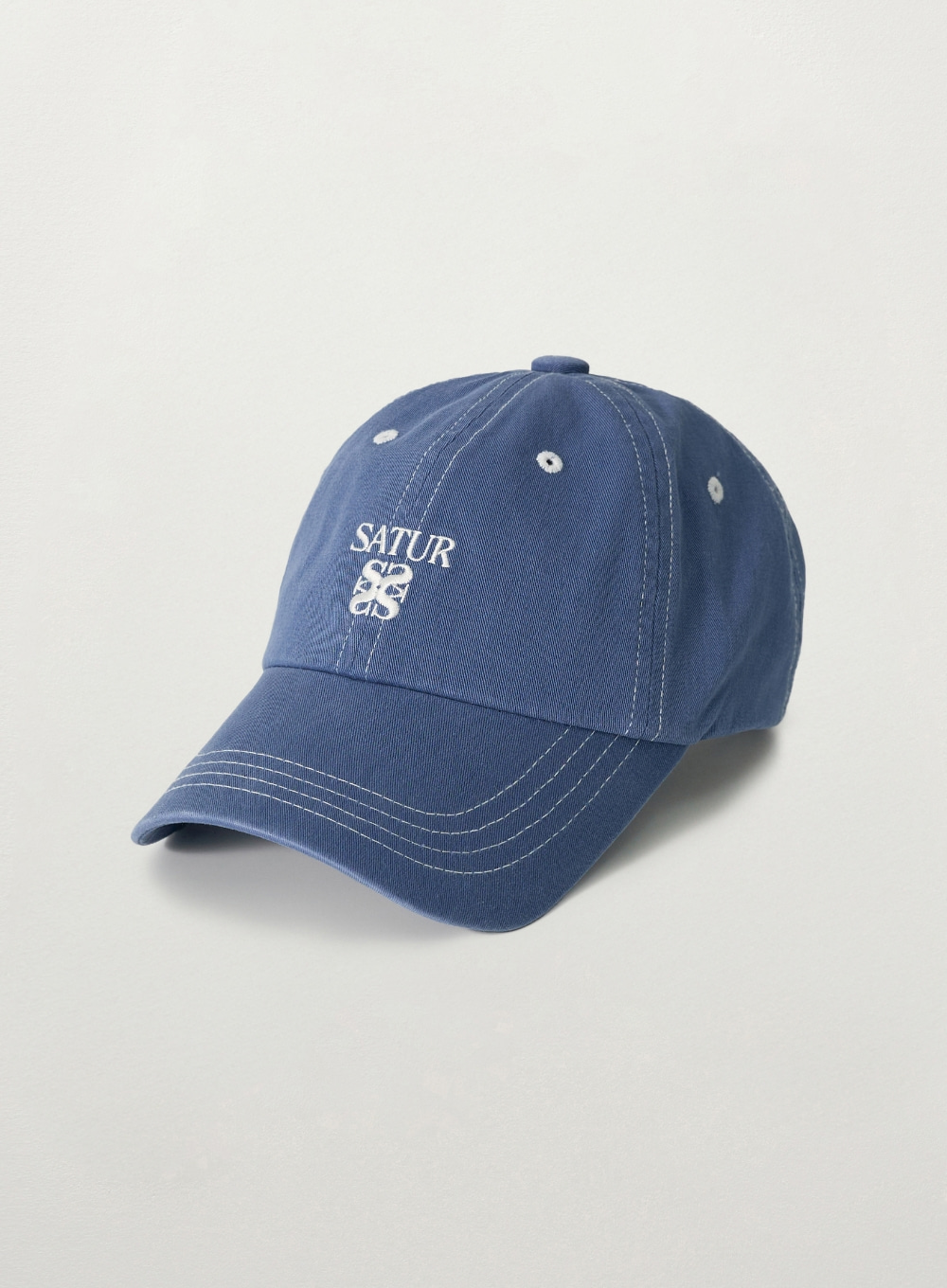 𝐒𝐀𝐓𝐔𝐑 Contrast Stitched Dyed Ball Cap 🧢
