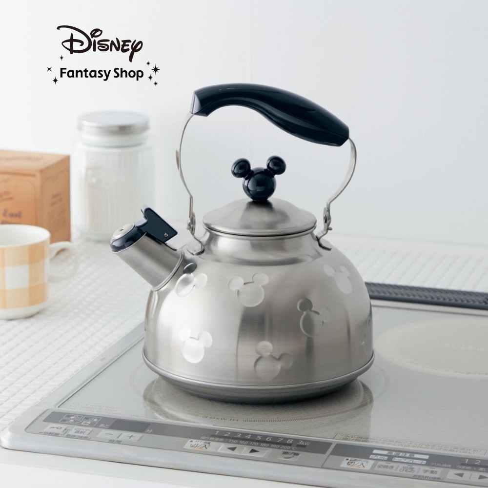 🆕【⭐訂購⭐】 🇯🇵日本直送 🌀#日本製 #Disney 米圖案不鏽鋼鳴笛水煲（明火/IH相容)🌀[ELGD-0106][260821]