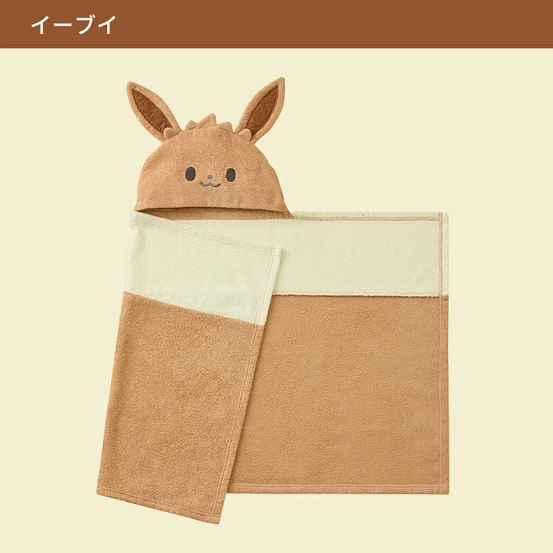 🆕【⭐訂購⭐】 🇯🇵日本直送 🌀 #Monpoke #Pokemon 嬰兒連帽浴巾 [3款選] 🌀 [PLJD-0288] [261130]