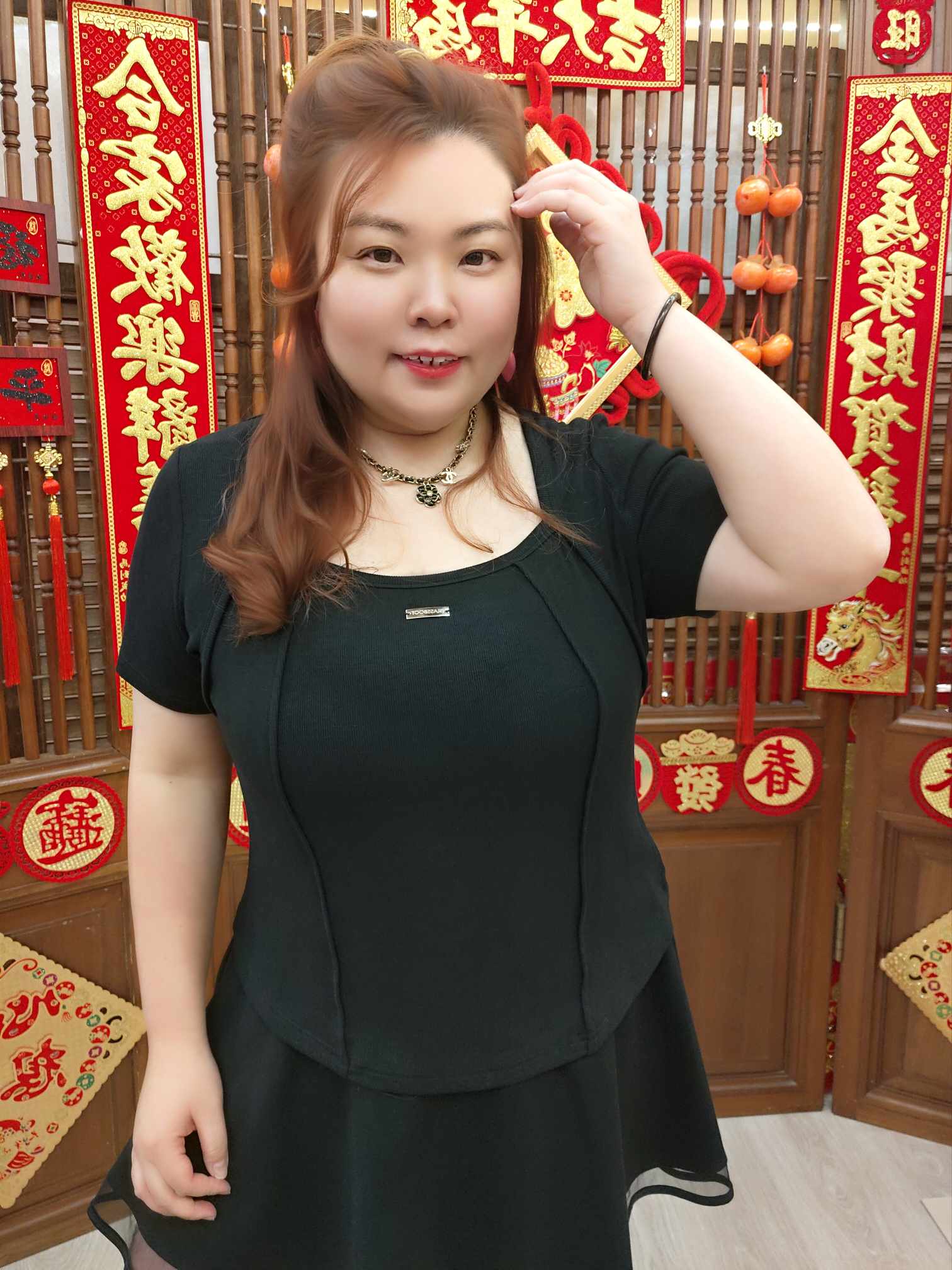 NFE07 TW#3371 显瘦小银牌设计上衣