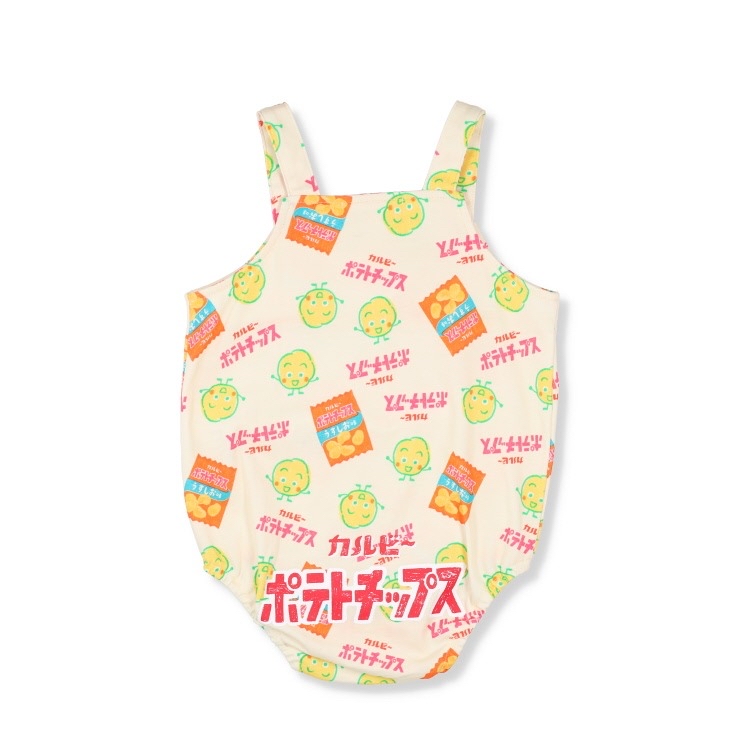 🇯🇵限量預訂 日本直送🇯🇵卡樂B薯片滿印吊帶包屁衣
