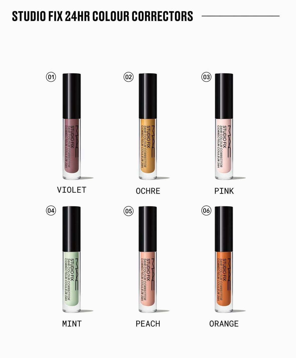 MAC 24小時長效柔滑調色液 Studio Fix 24HR Color Correctors (多色選擇)