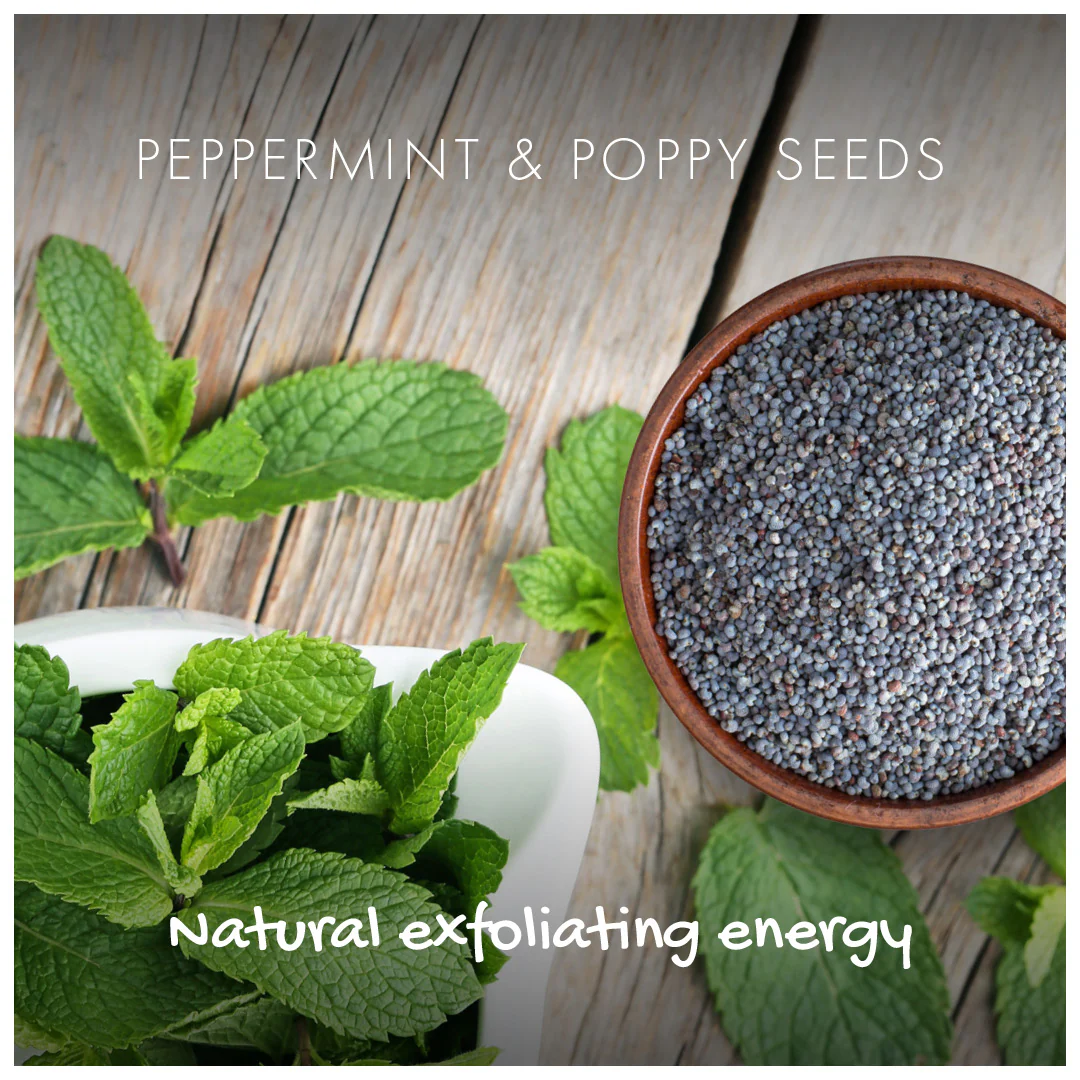 Friendly Soap  薄荷罌粟籽沐浴皂 Peppermint & Poppy Seed -- Natural Soap (95g)