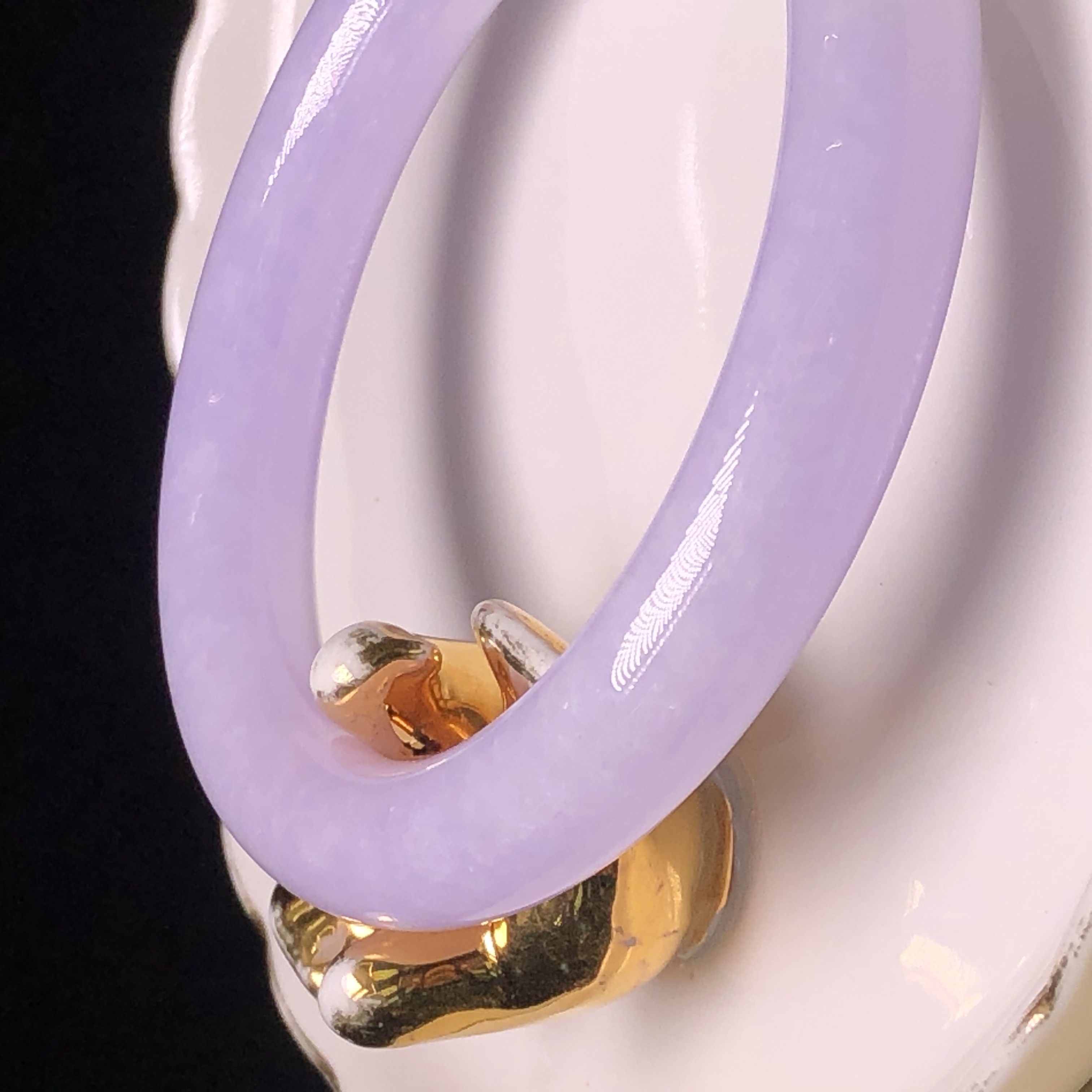 C06733木那藍紫圓鐲57.8mm