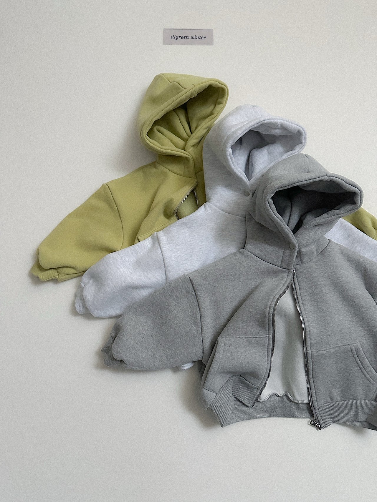 Digreen | Caramel Hood Zip-Up 