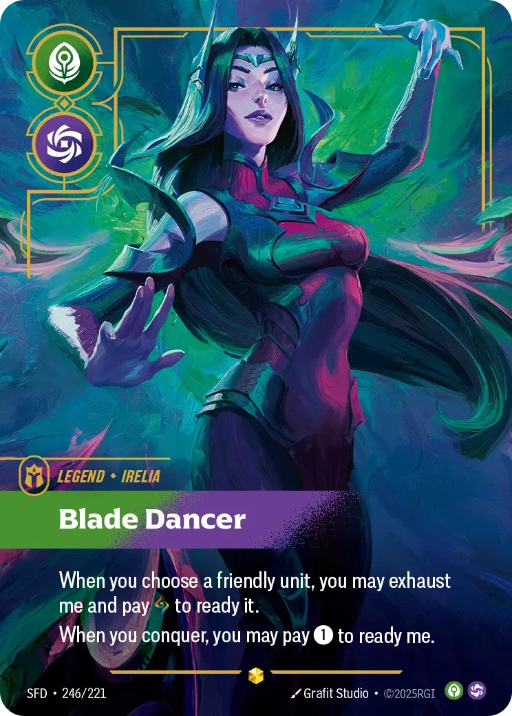 [ Spiritforged - Overnumber ] SFD-246/221 Irelia Blade Dancer