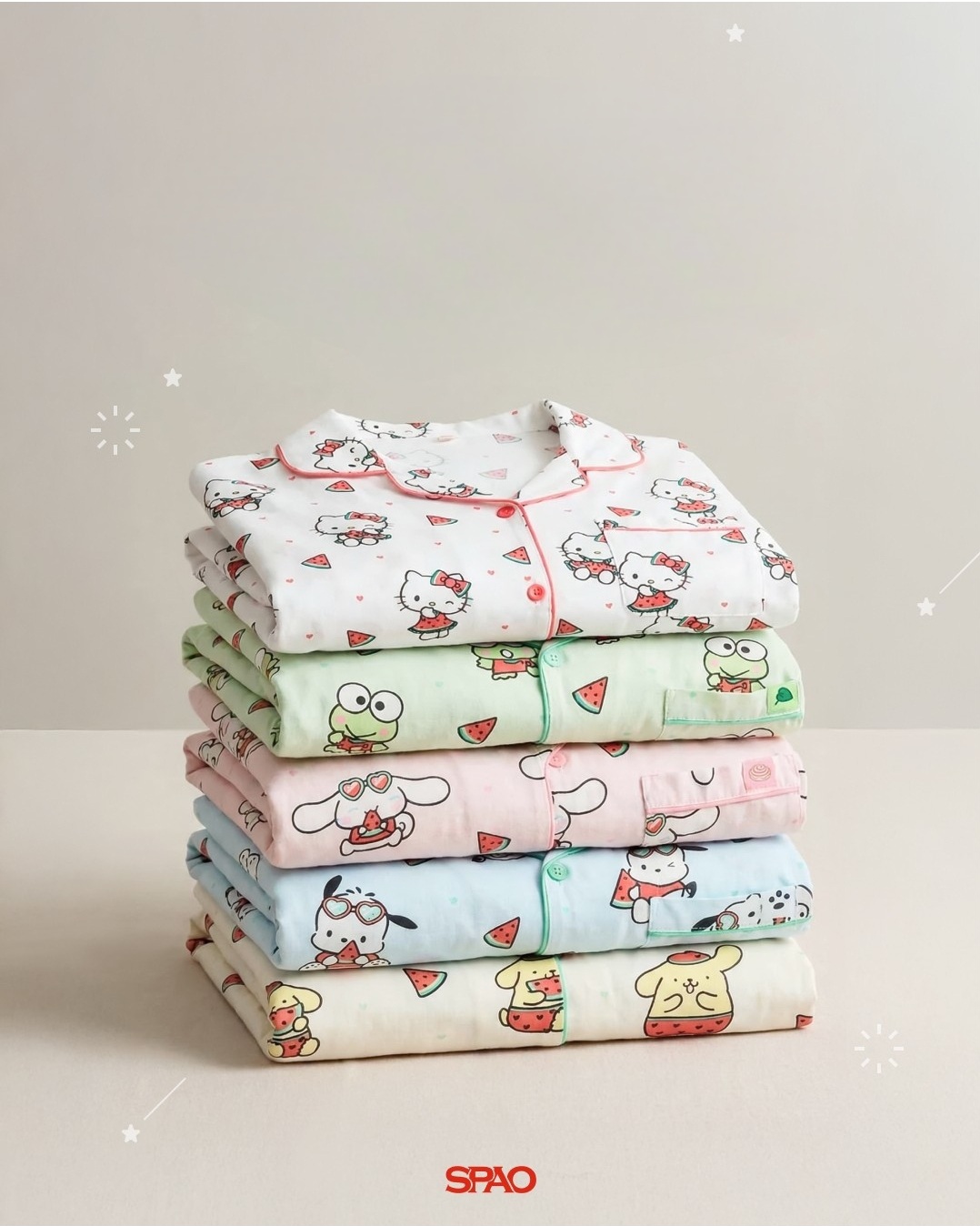 [ SPAO ] 韓國 SPAO x Sanrio 夏季睡衣 2026