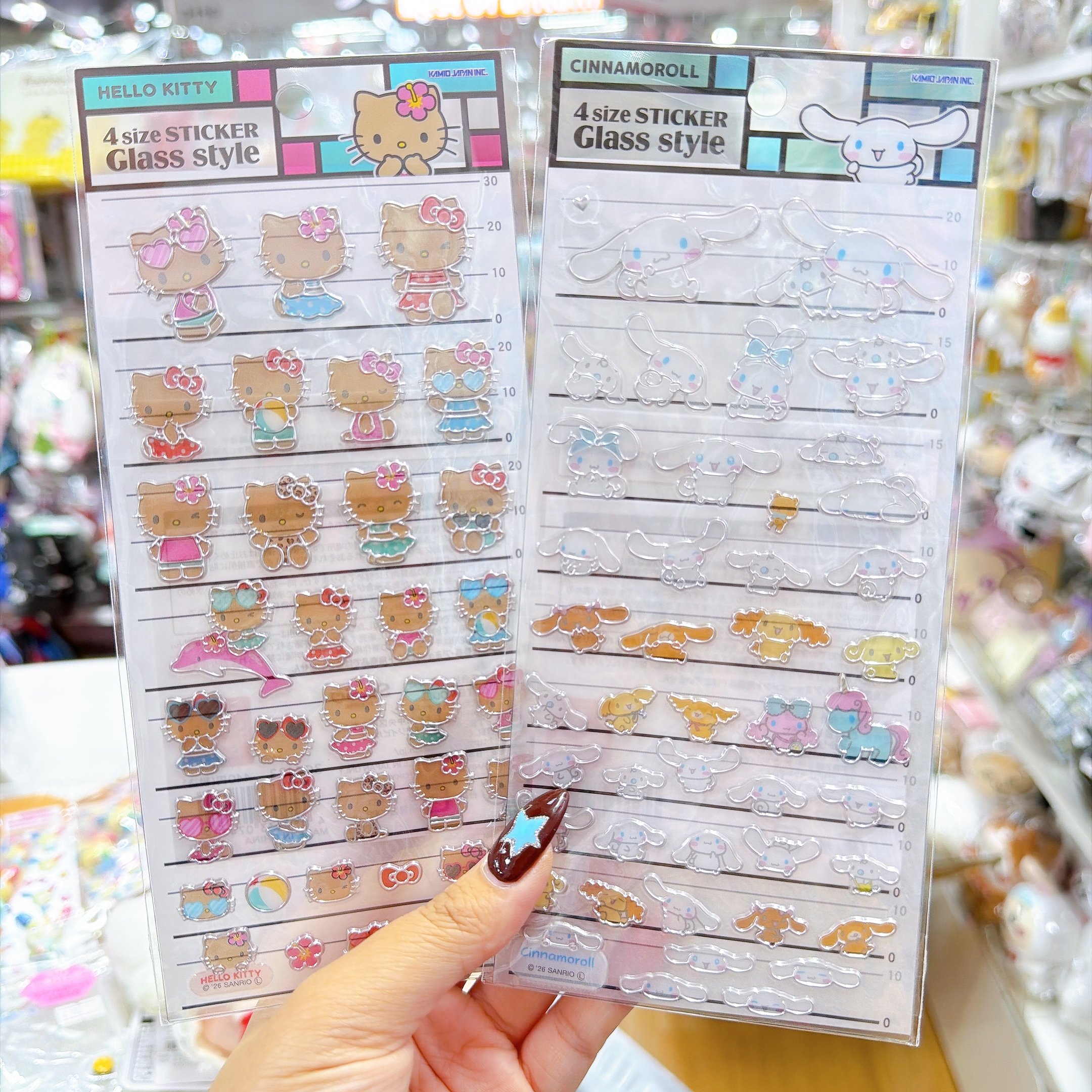 日本直送新款Hello Kitty肉桂狗貼紙