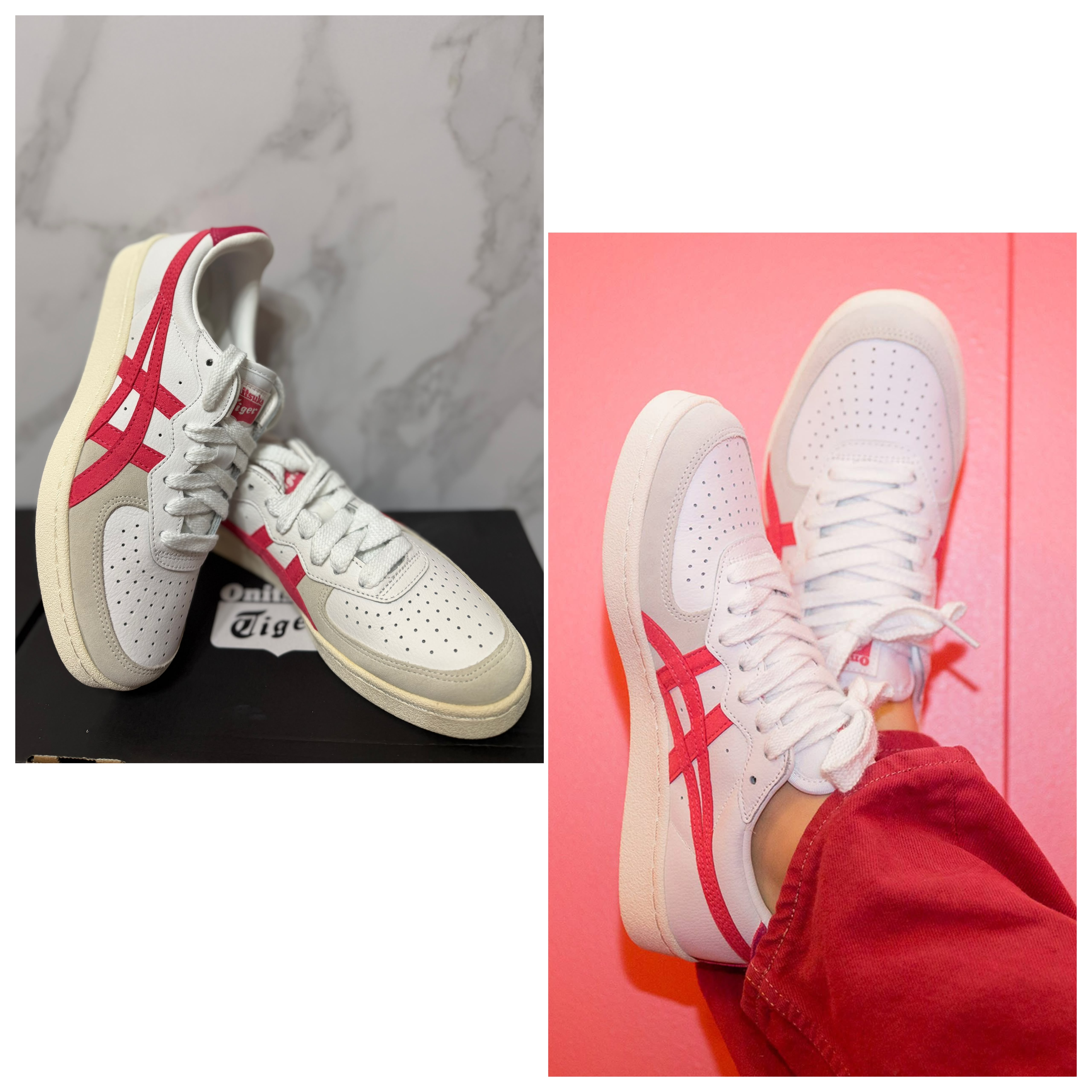 Onitsuka Tiger  GSM桃紅老虎鞋 Size:38 