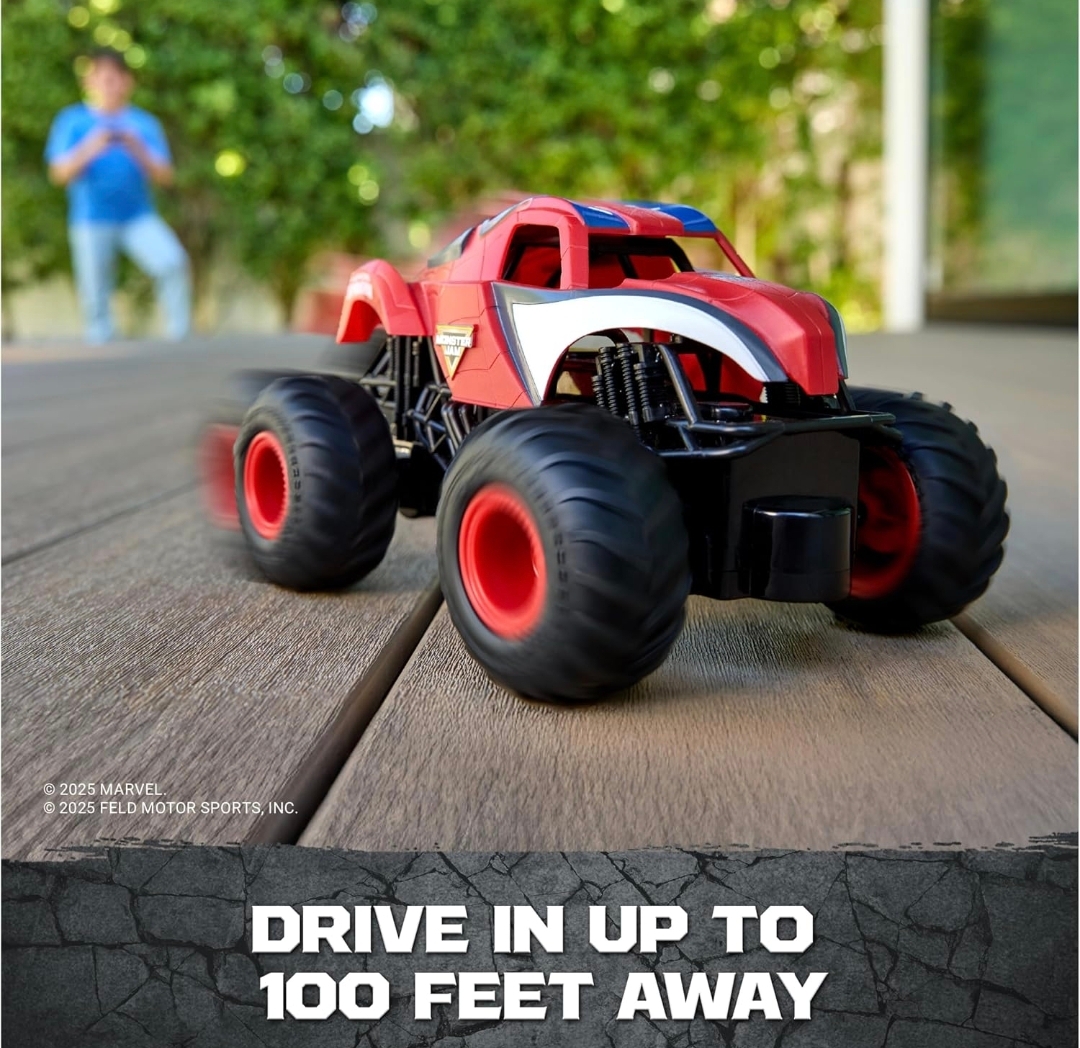 Monster Jam Marvel The Amazing Spider-Man RC Monster Truck 蜘蛛俠遙控巨輪車 1:24比例 香港現貨