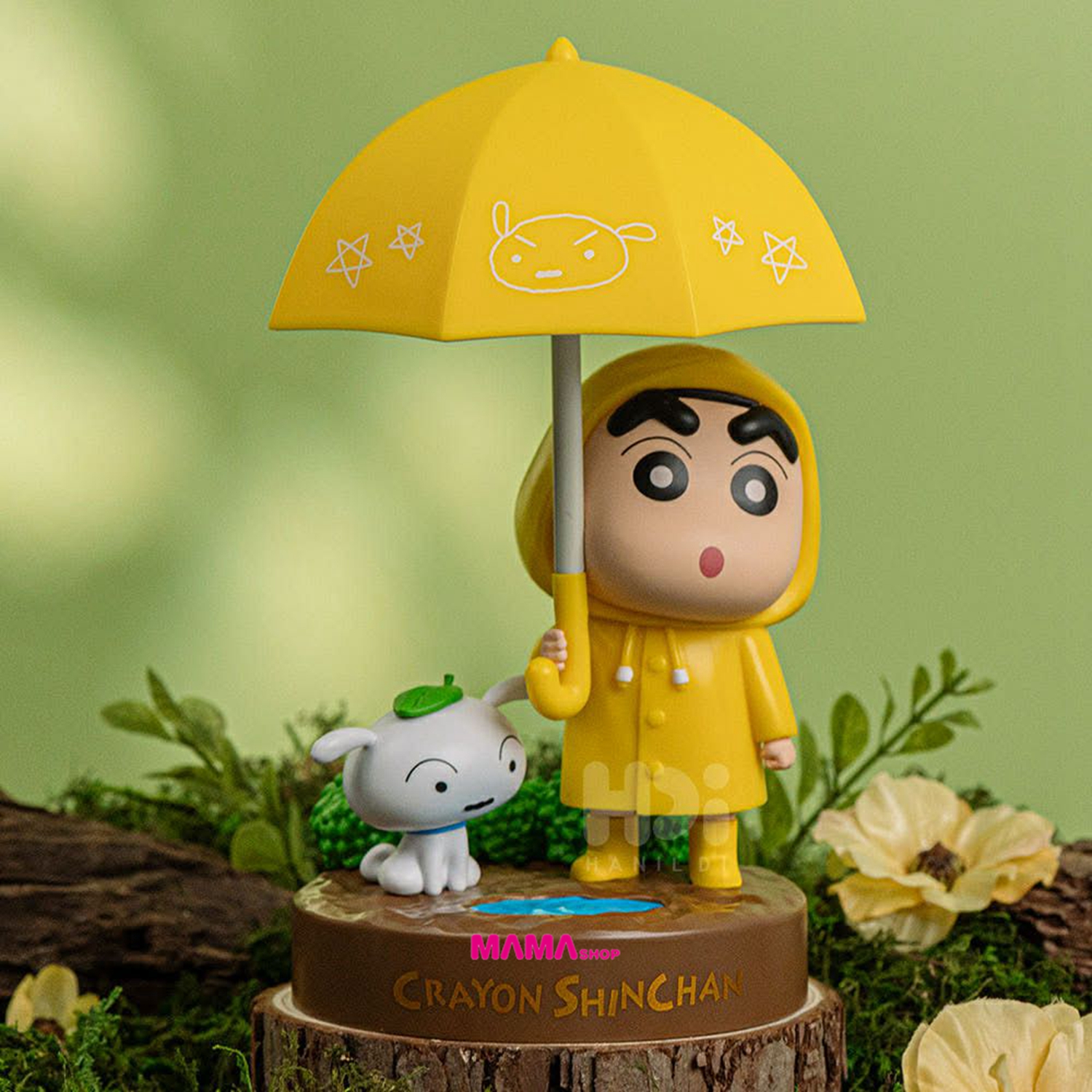 韓國直送蠟筆小新雨傘小夜燈