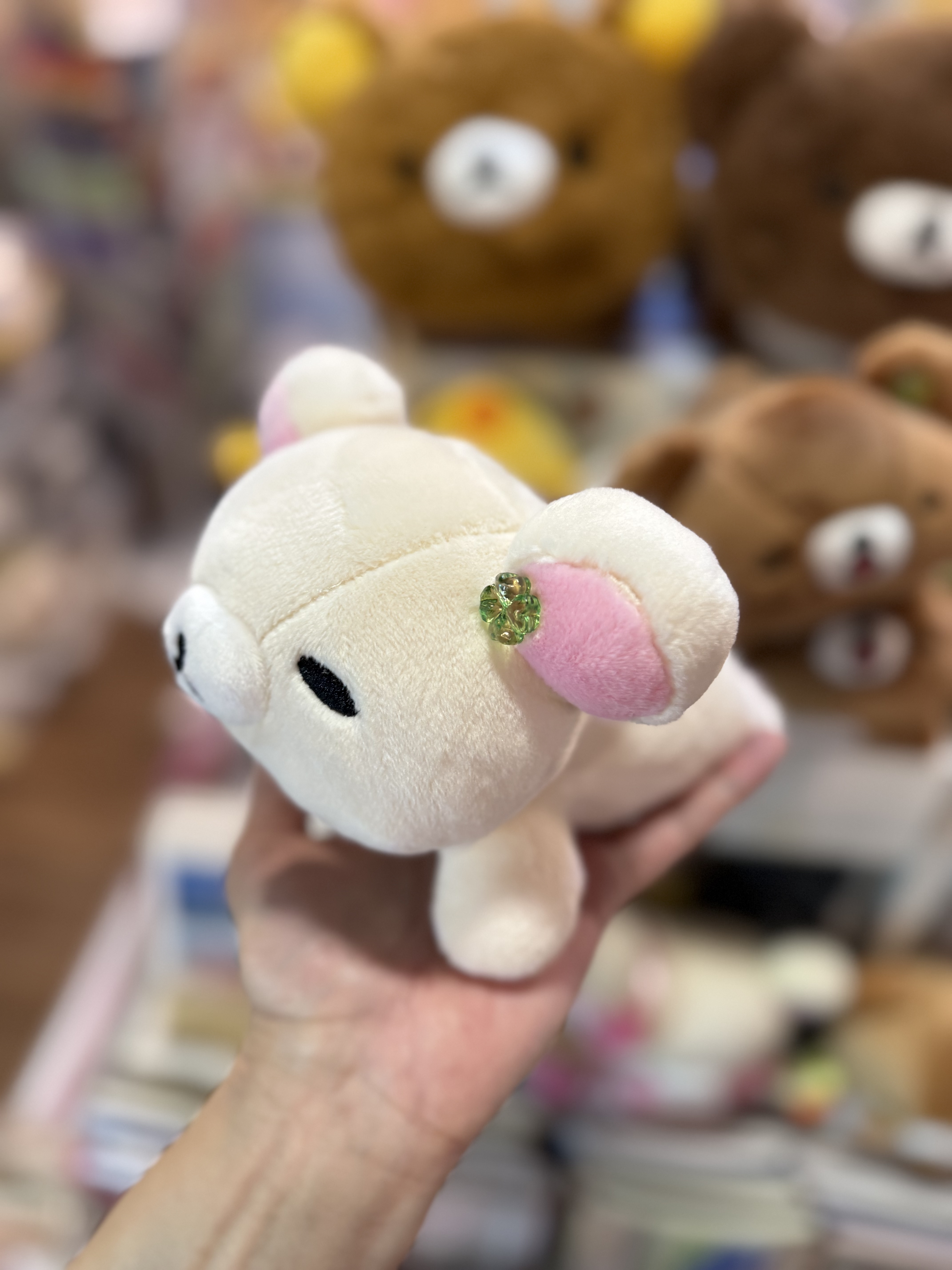 《現貨》全新小熊10週年紀念四葉草系列趴地公仔