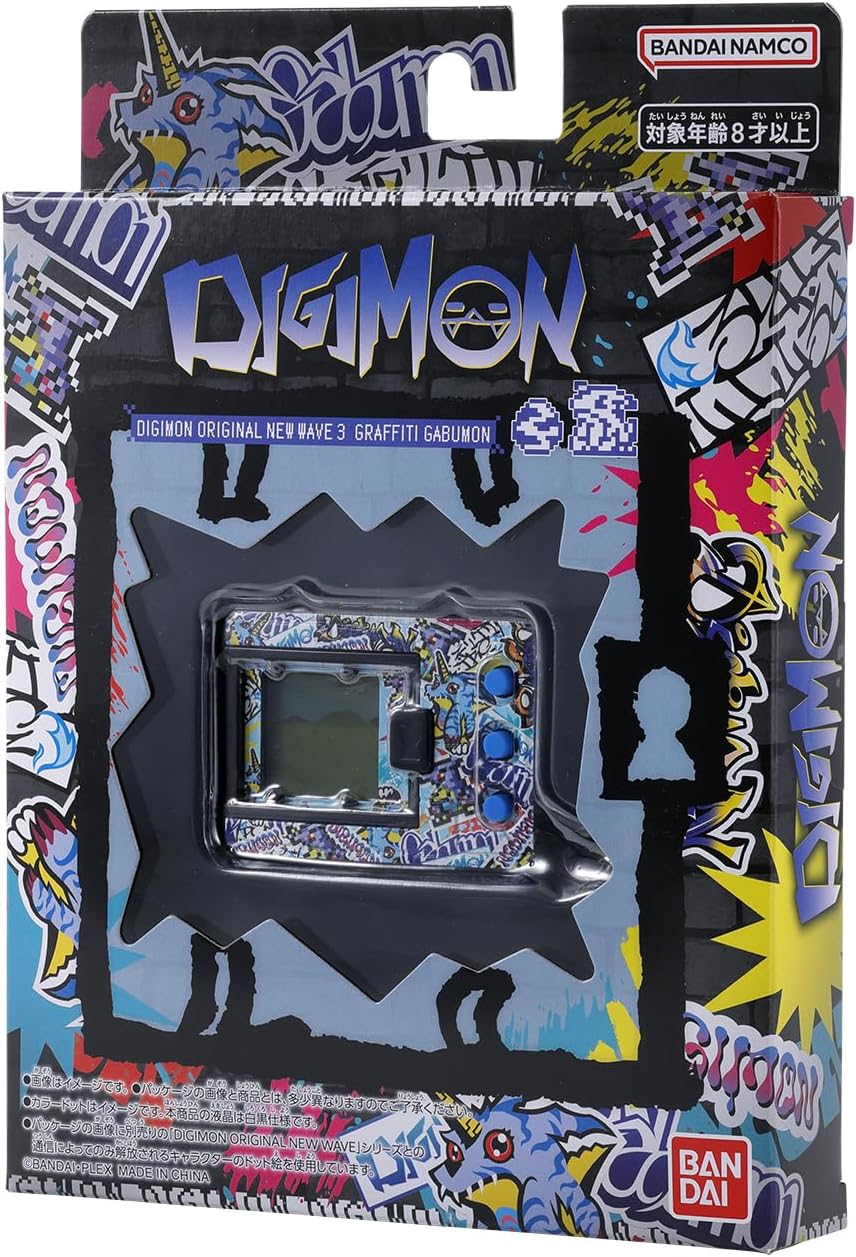 (預訂訂金 $100) (總價 $138) Bandai 數碼暴龍機 Digimon Original New Wave 3 (塗鴉加布獸 Graffiti Gabumon / 像素數碼蛋 Pixel Digiegg / 數碼進化加布獸 Digivolution Gabumon / 數碼迷彩 Digimon Camouflage) (行版) 