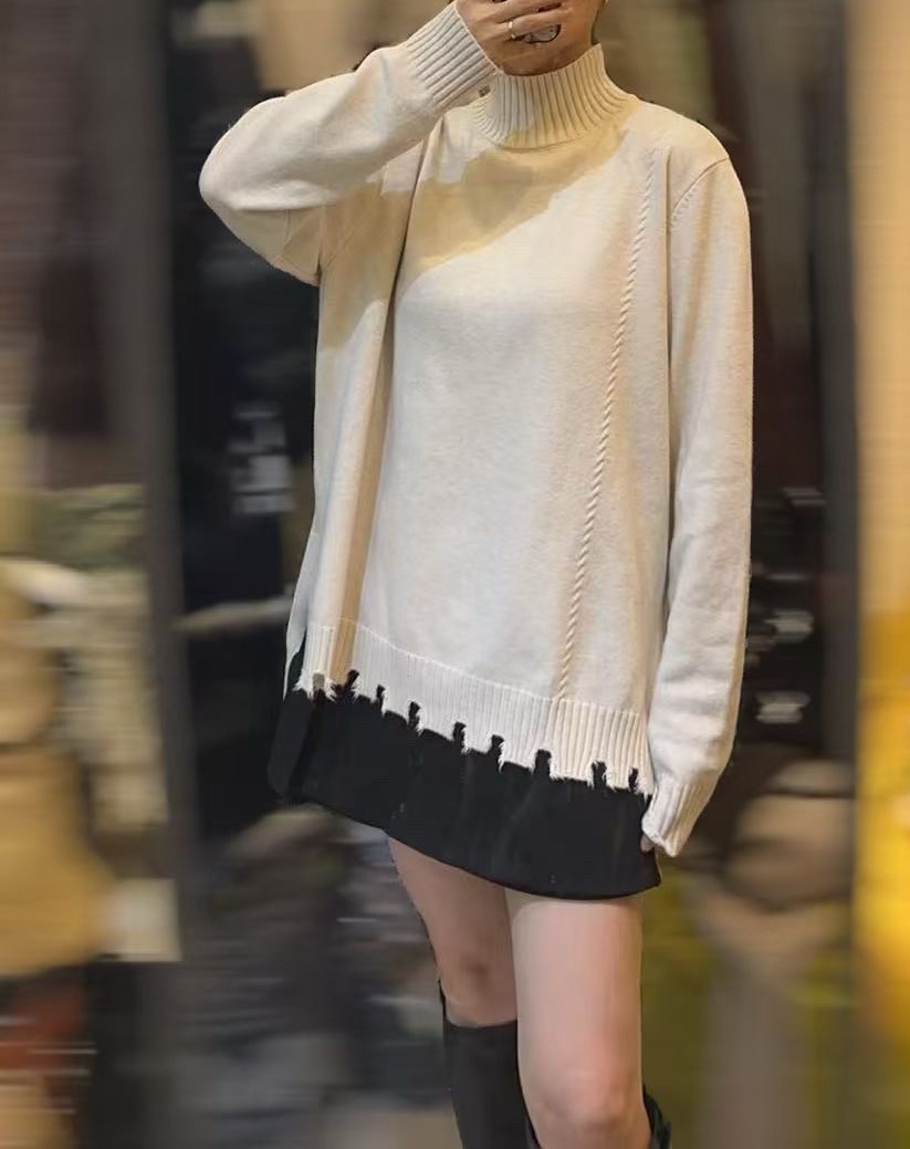 凹凸腳滑針織冷Top 