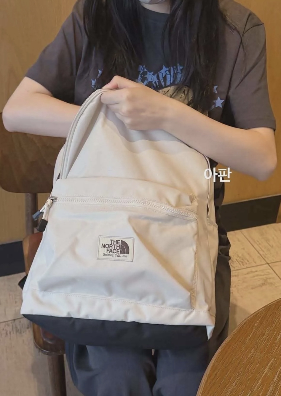 The North Face White Label Standard Daypack 米白色雙肩後背包