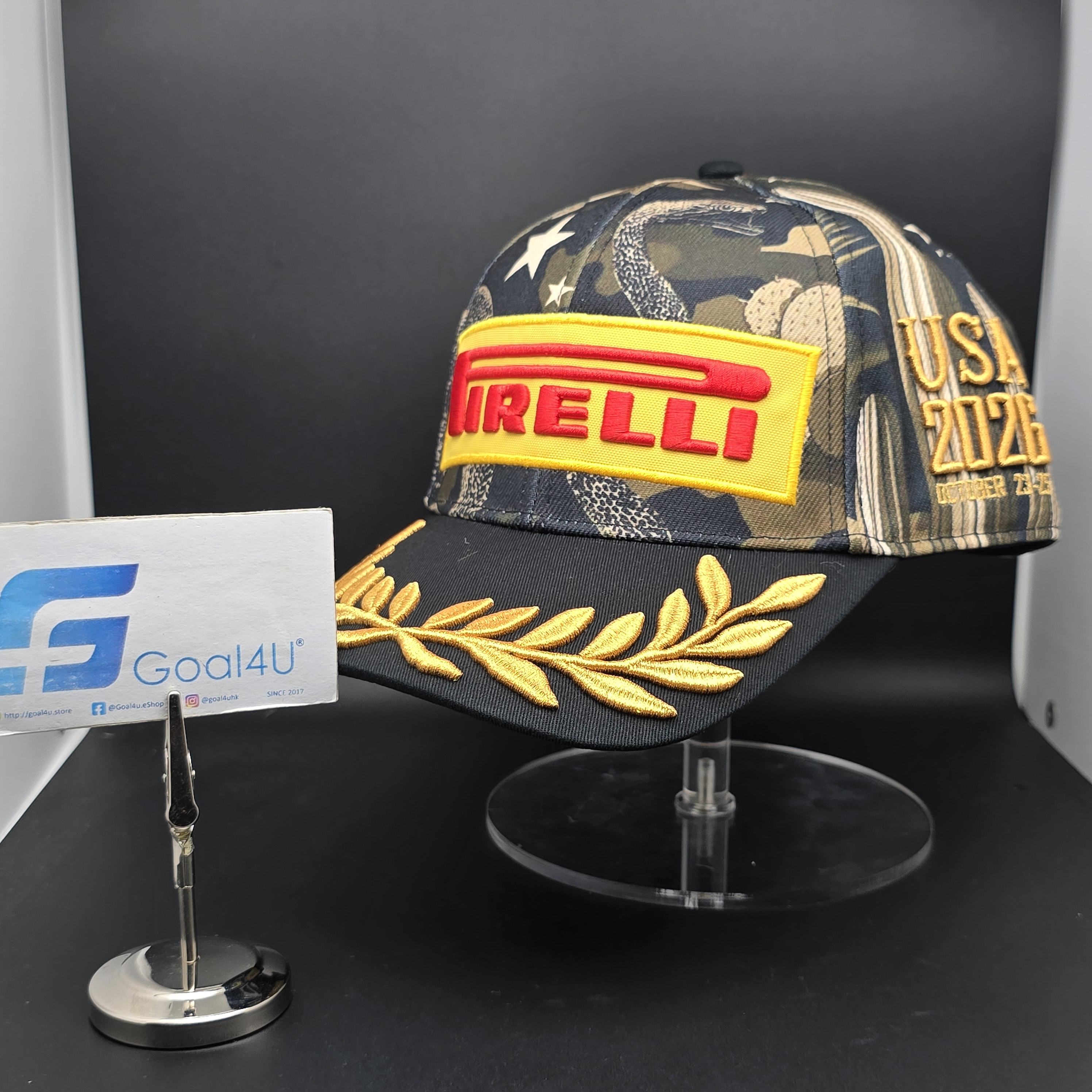 🌵德州賽車風情 F1 Pirelli倍耐力 2026 Austin GP 奧斯汀站特別版 P1冠軍帽 PIRPC0121