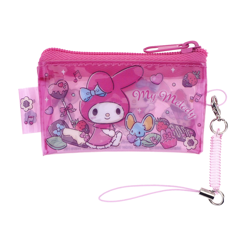 My Melody Mini PVC Mesh Bag w/ Spiral Cord 迷你PVC袋電話繩