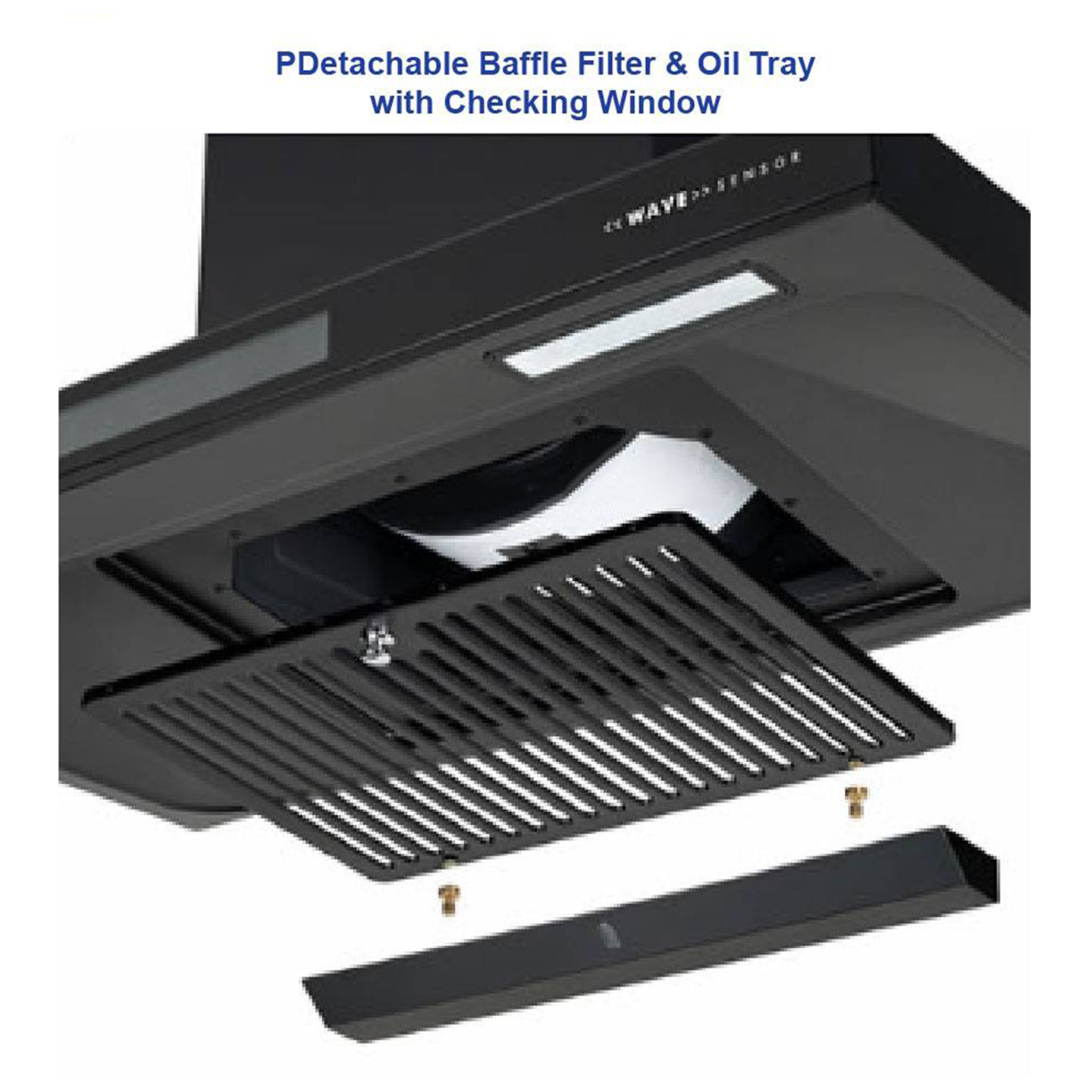 Milux 1500m³/hr Esthetique Chimney Hood (MHC-S9299)