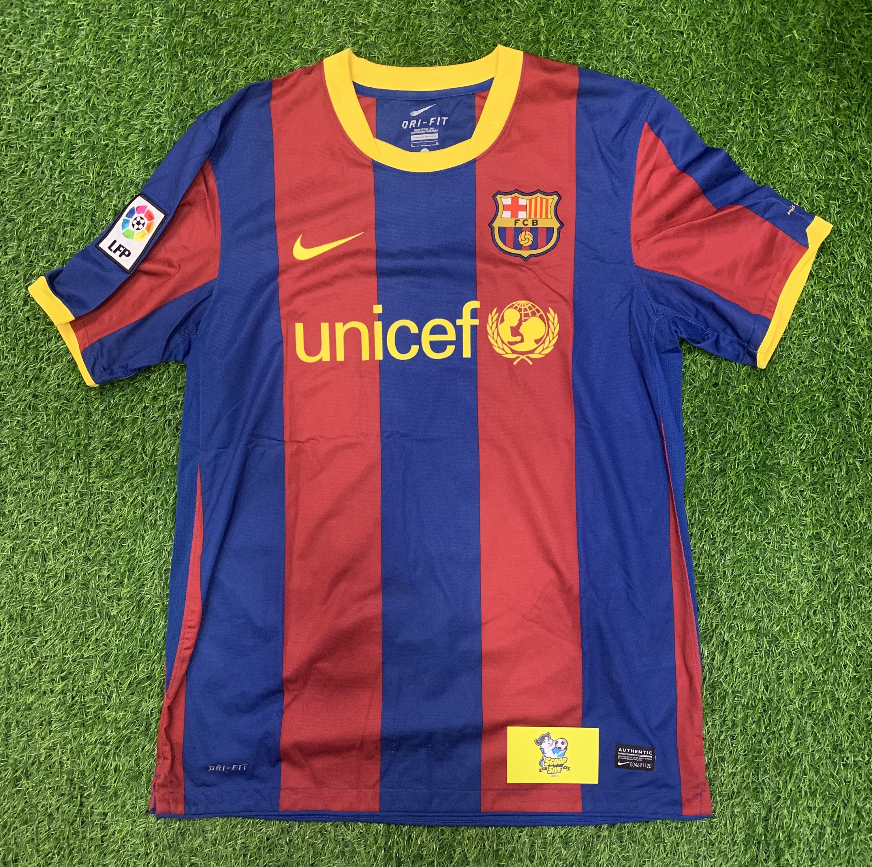 二手 80%新 2010-11 巴塞隆拿 主場 球迷版 短袖