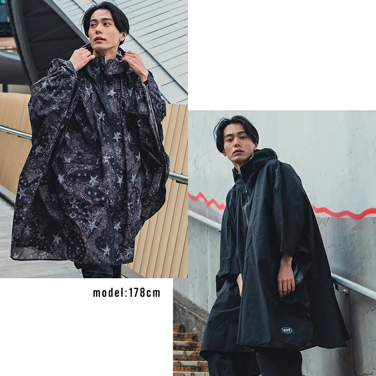 【日本直送】KiU 經典防水斗篷雨褸 | RAIN PONCHO 2nd