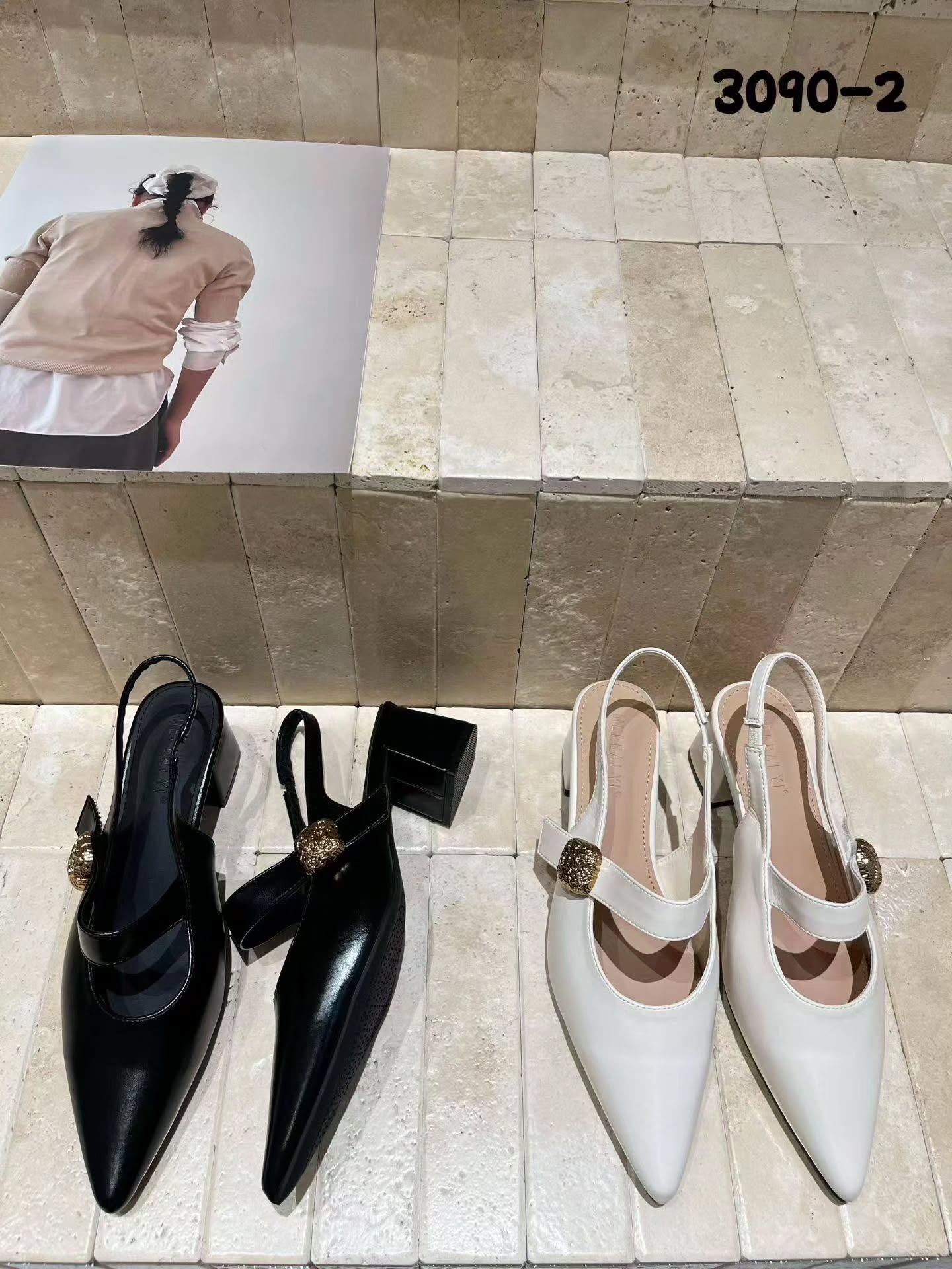 3090-2 尖头气质高跟鞋 🇨🇳