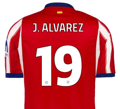 Atletico Madrid 馬德里體育會2026-27 主場聯賽杯賽印字 (內有多選，不是球衣)