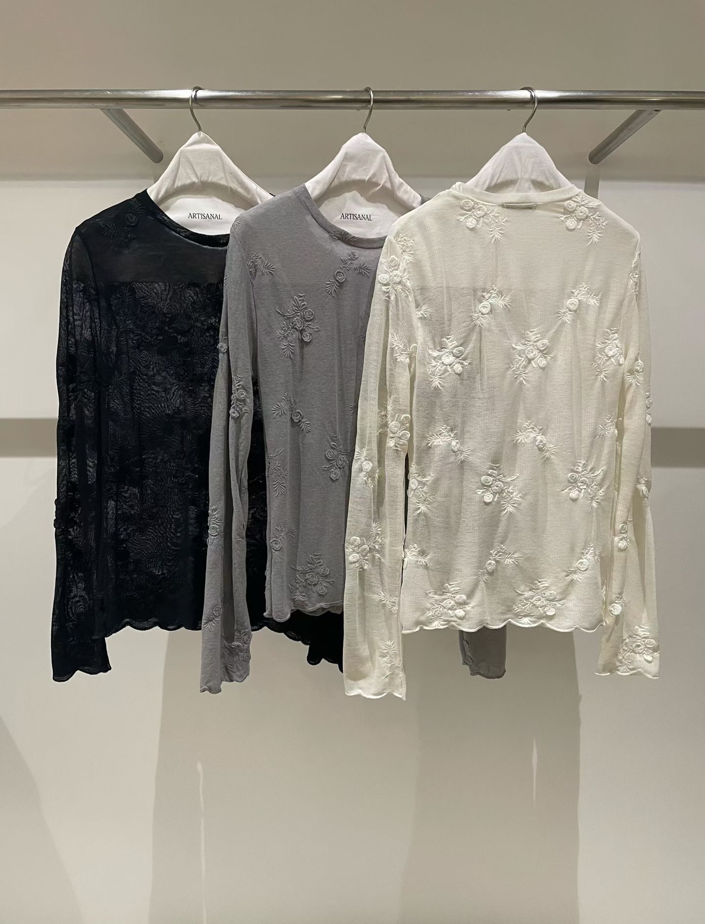 3D lace top