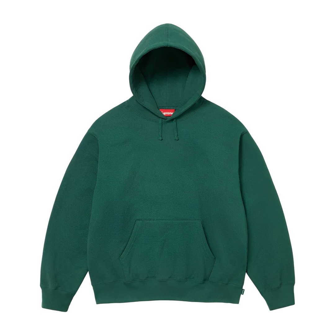 Supreme Satin Appliqué Hooded Sweatshirt