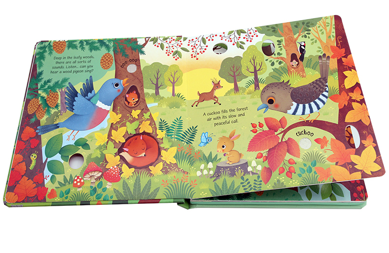 Usborne Woodland Sounds森林的聲音發聲書