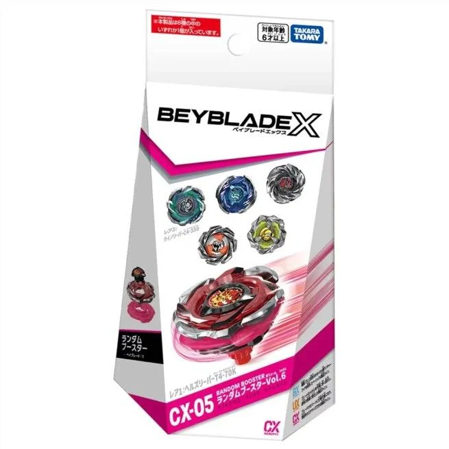 TakaraTomy - BBX-BOS BeybladeX CX-05 Random Booster Volume 6