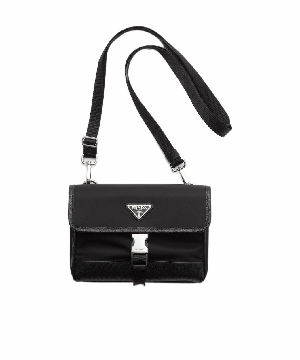 Prada 男士 Re-Nylon與Saffiano皮革智能手機包均碼碼18cm*2.5cm*12.5cm 