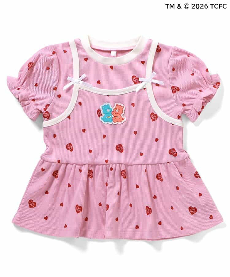 🇯🇵預訂 日本直送🇯🇵Apres les cours x Care Bears系列三色人物貼花吊帶短袖層疊上衣