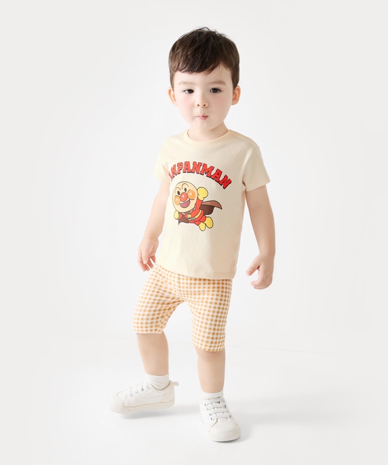 🌸代購預訂 台灣直送🌸正版授權 麵包超人印花純棉短袖T恤