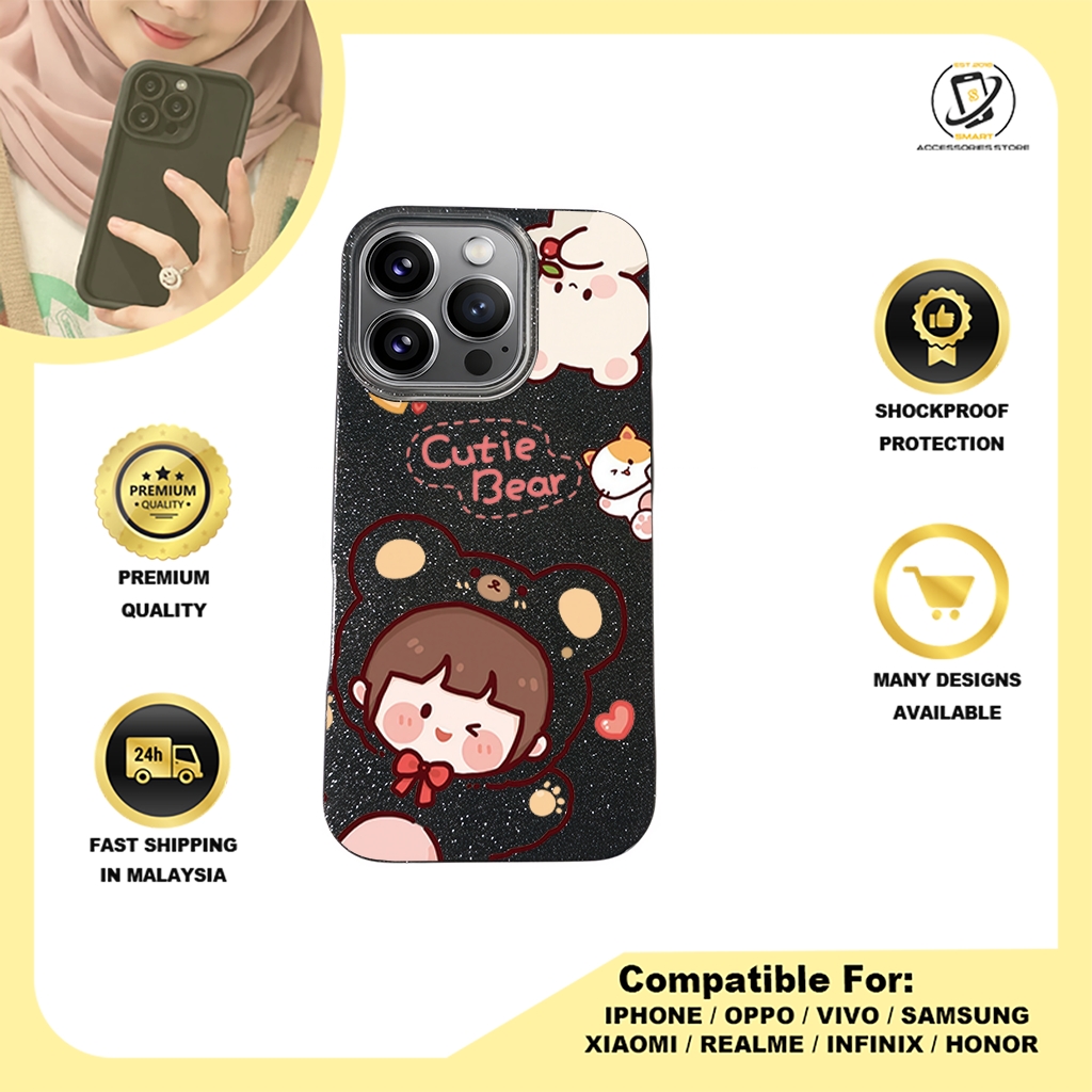 BLING CASE PHONE FOR IPHONE - DESIGN BEAR H
