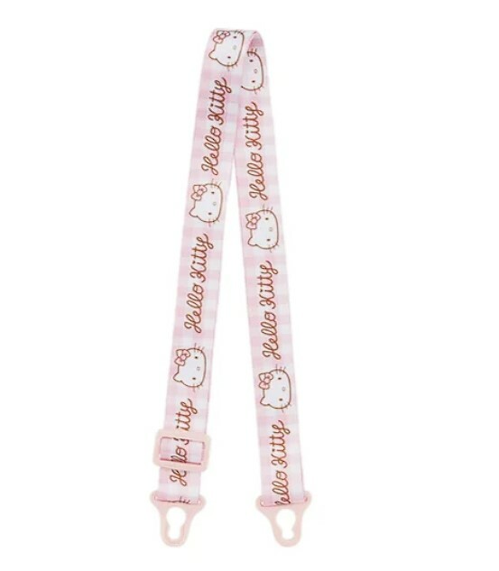 SKATER 透明彈蓋吸管水樽附背帶 530ml (HELLO KITTY)