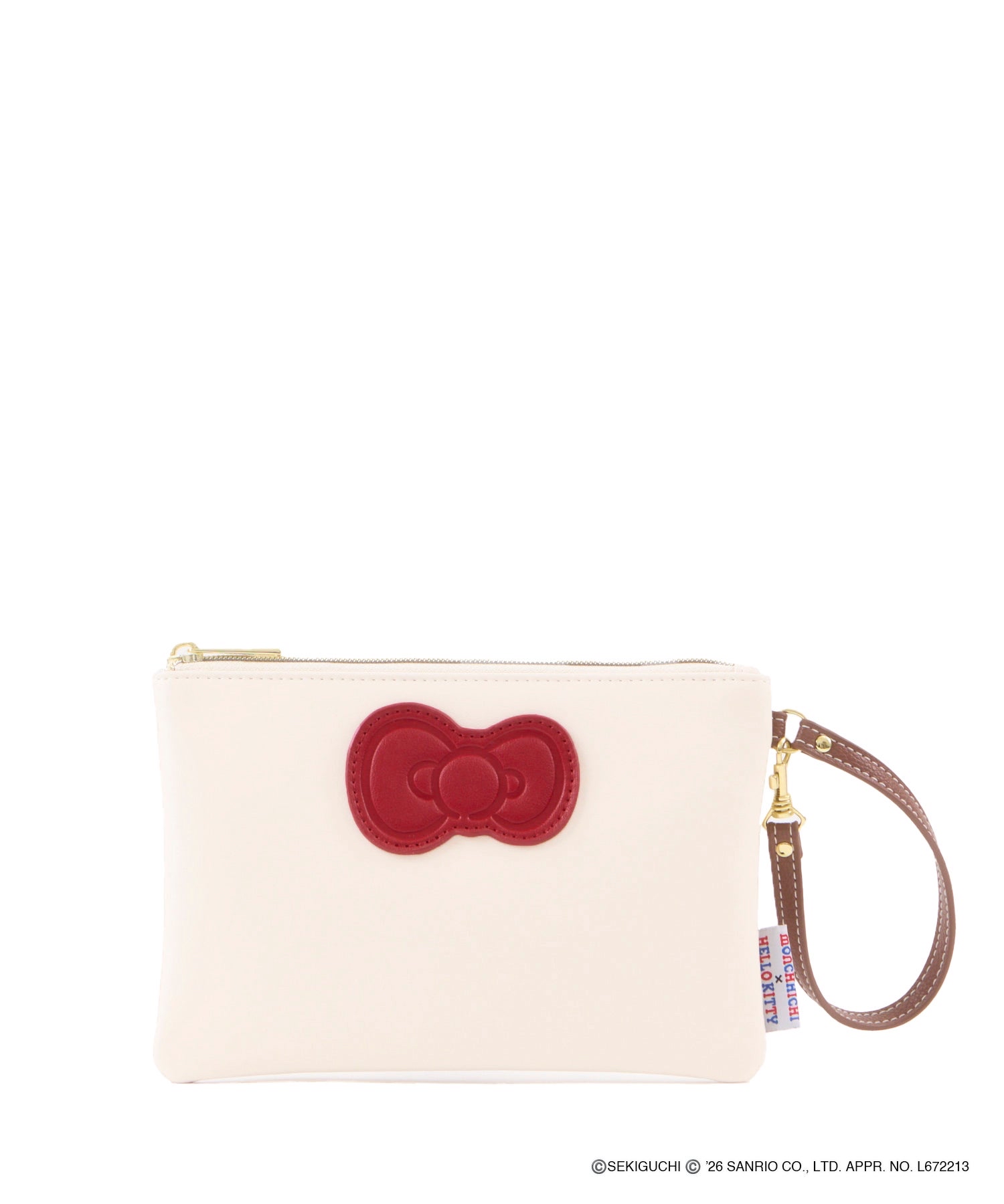 🎀【預訂】Monchhichi × Hello Kitty Ribbon Pouch W