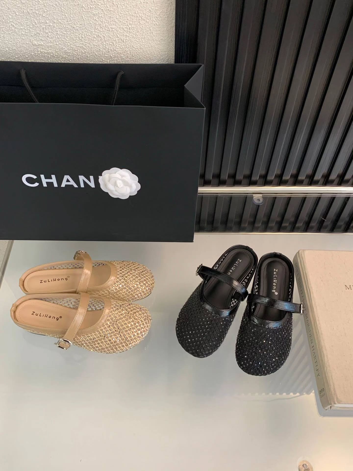 357-7 镂空编织平底鞋 🇨🇳