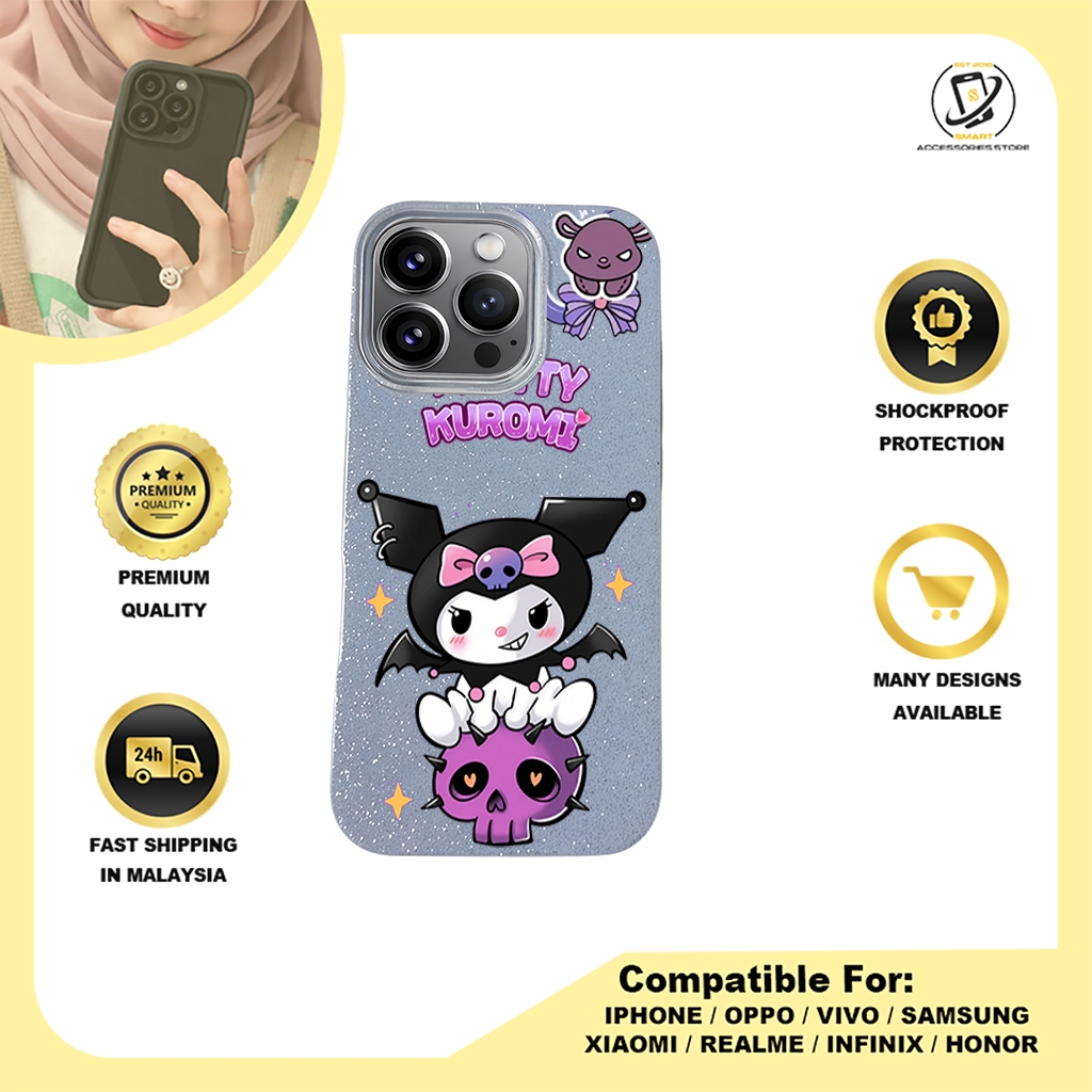 BLING CASE PHONE FOR IPHONE - DESIGN KUROMI C