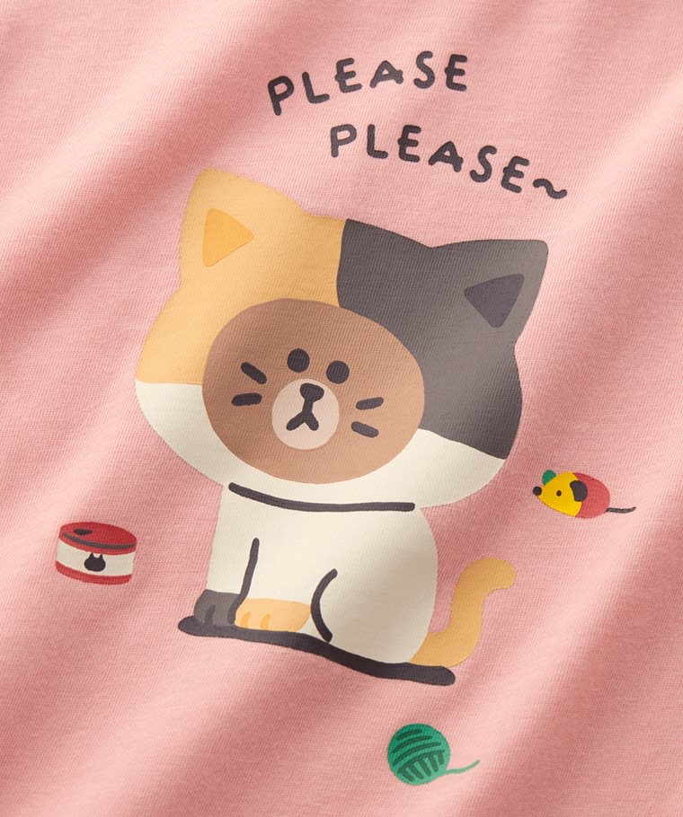 💚預訂 台灣直送💚Line Friend兩色人物動物印花親子款純棉短袖T恤