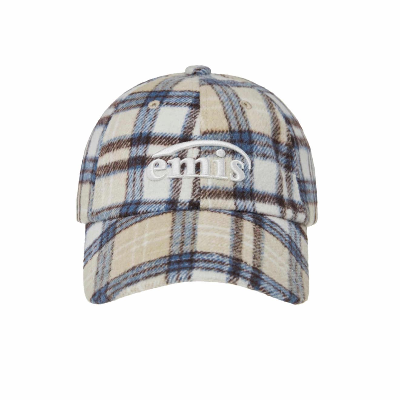 韓國直送 EMIS Multi Color Check Ball Cap