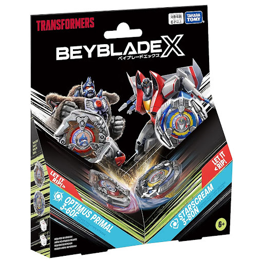 TAKARA TOMY 戰鬥陀螺X BEYBLADE BXG-37 變形金剛 金剛王 / 天王星 套組