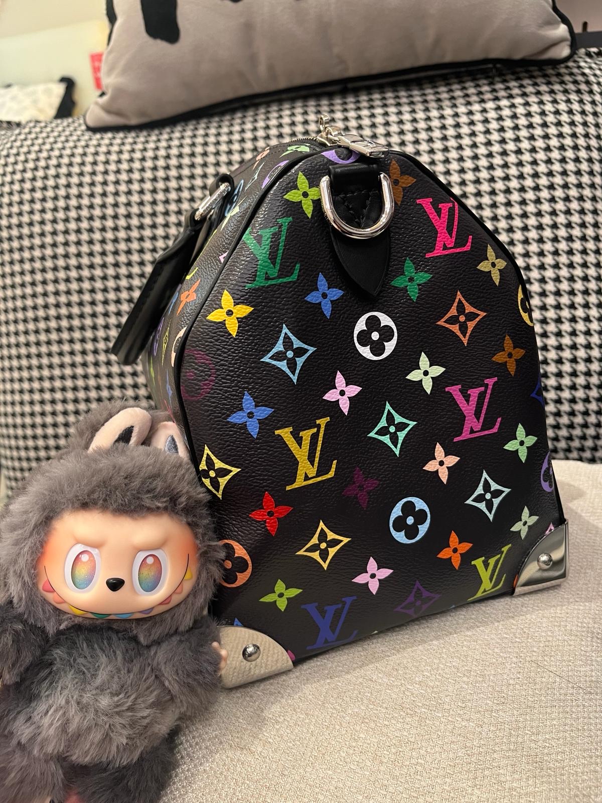 LV x TM Speedy Soft 30 M13257 村上隆黑彩花限量 Louis Vuitton x Murakami 100%Authentic, 99%New閑置品✅專門店收據✅nfc ✅dust bag ✅box