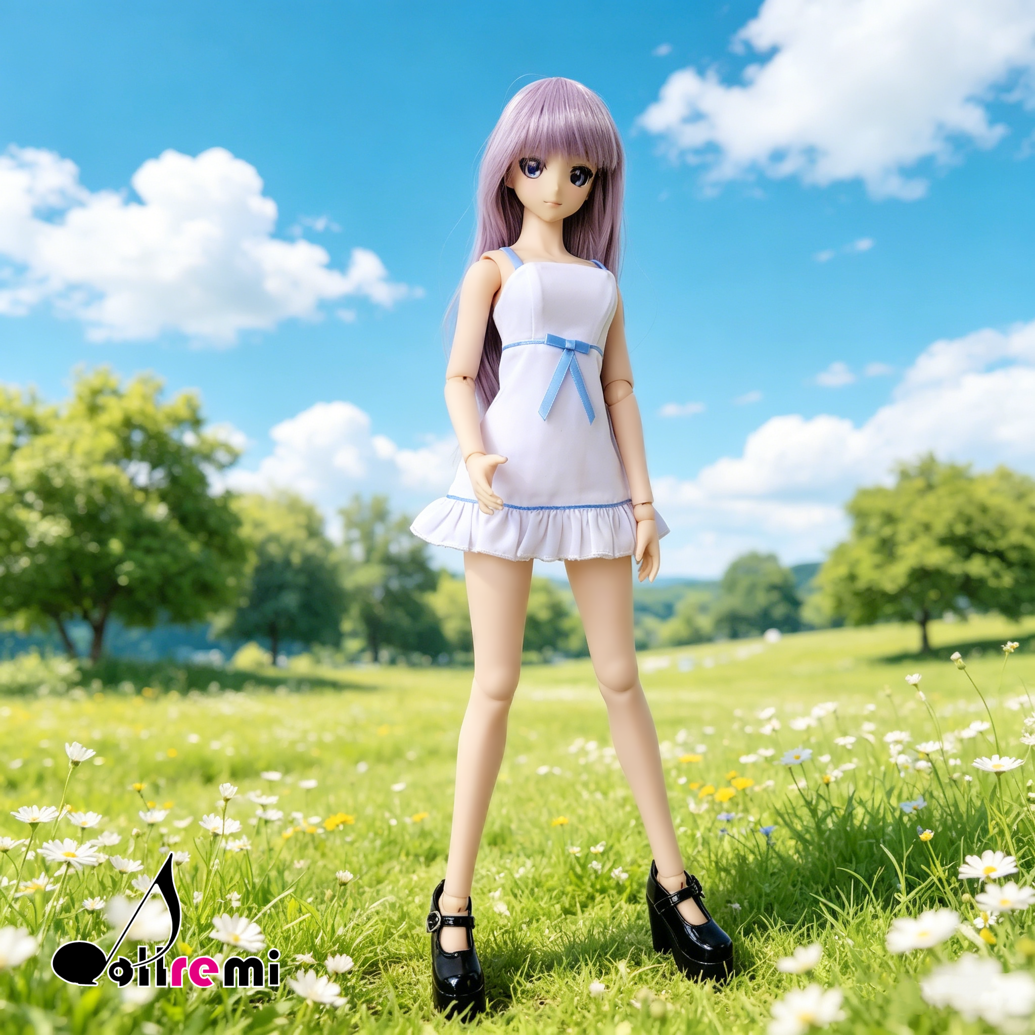 【dollremi】(DD0828) 白色吊帶裙 White camisole dress