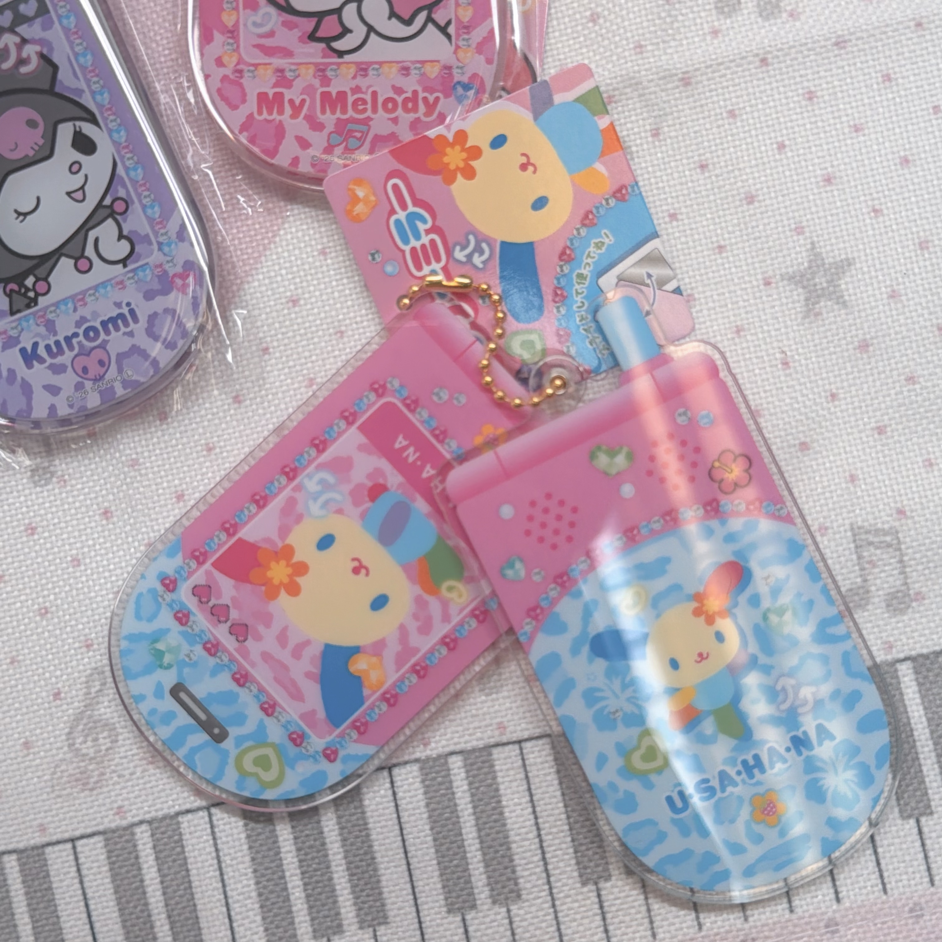Sanrio y2k 手機推鏡吊飾