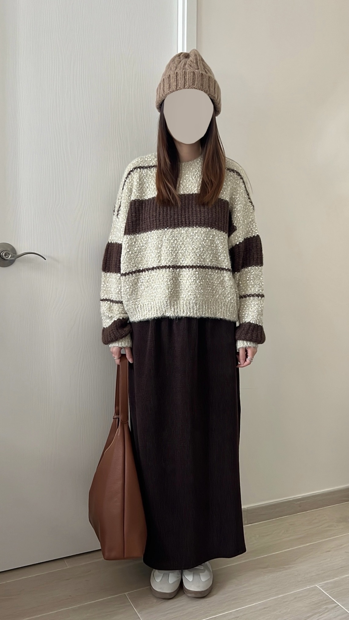 厚實直筒長裙 免熨