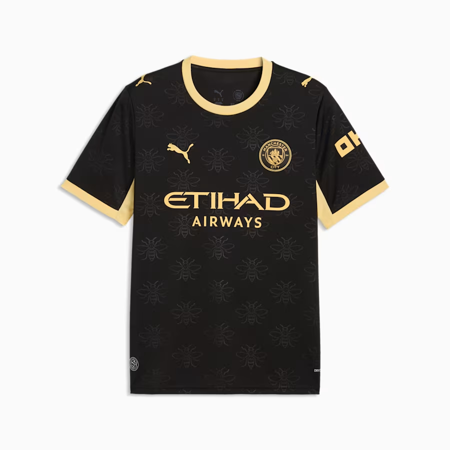 工業蜜蜂圖案 Puma Manchester City 曼城 2026-27 作客球迷版球衣 (可加印字章) 784339