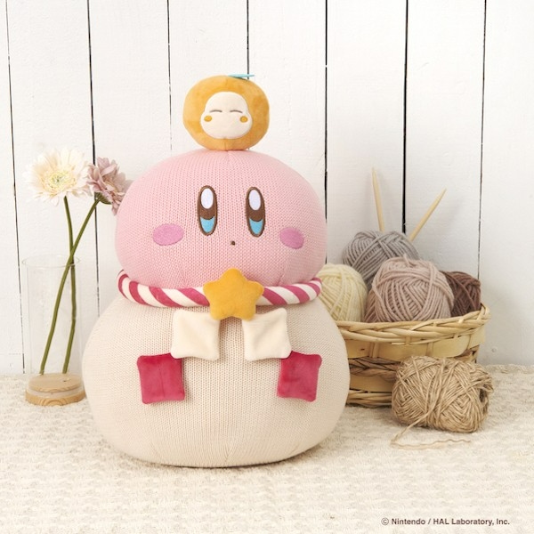 🌸 【預訂】Kirby 針織餅鏡公仔 - 星之卡比 新品